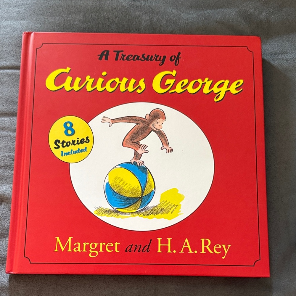Curious George Treasury Book - Red Cover. NEW. HARDCOVER